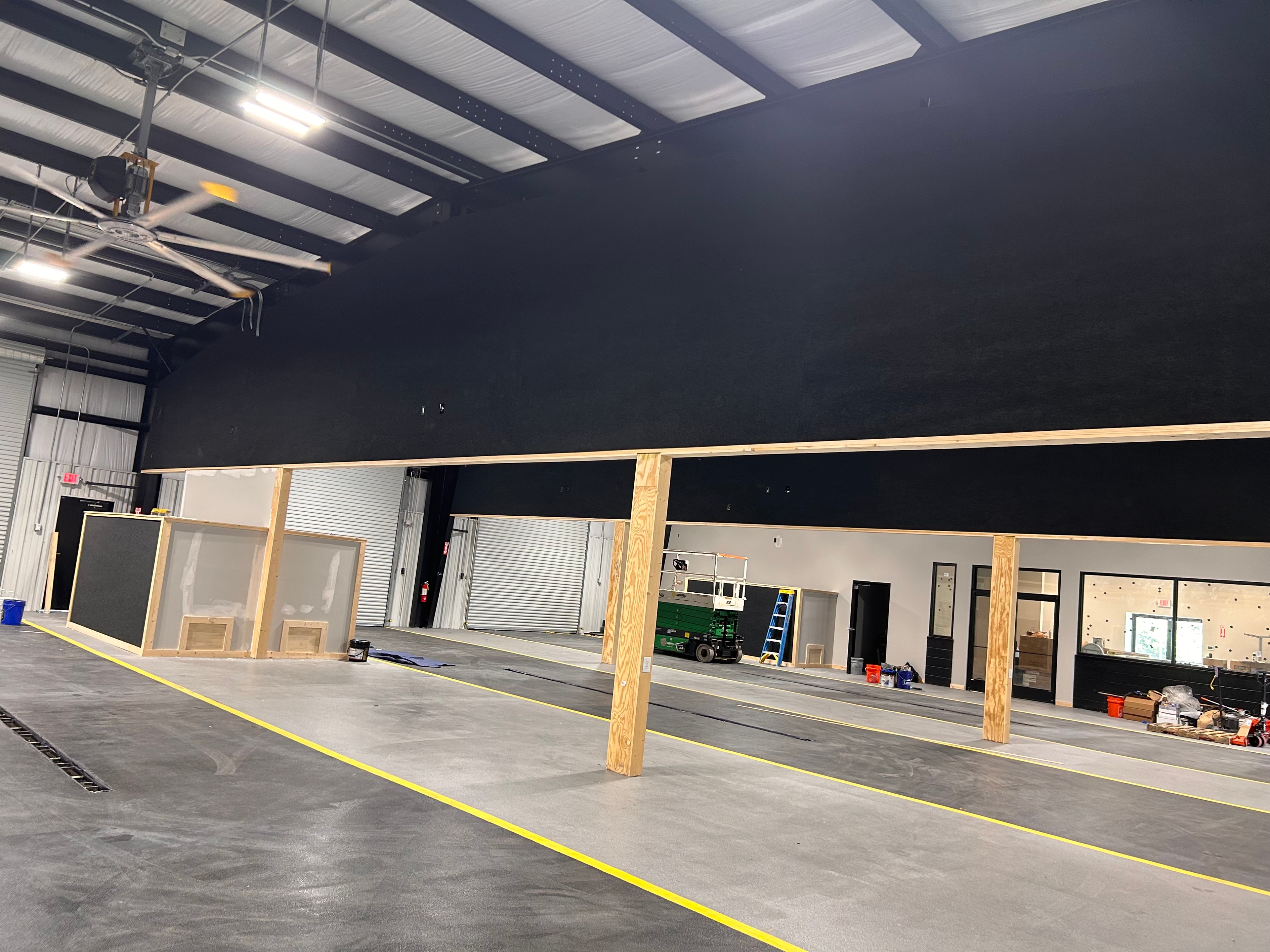 Completed commercial storefront